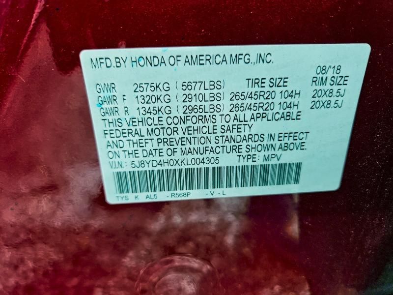 2019 Acura Mdx A-spec