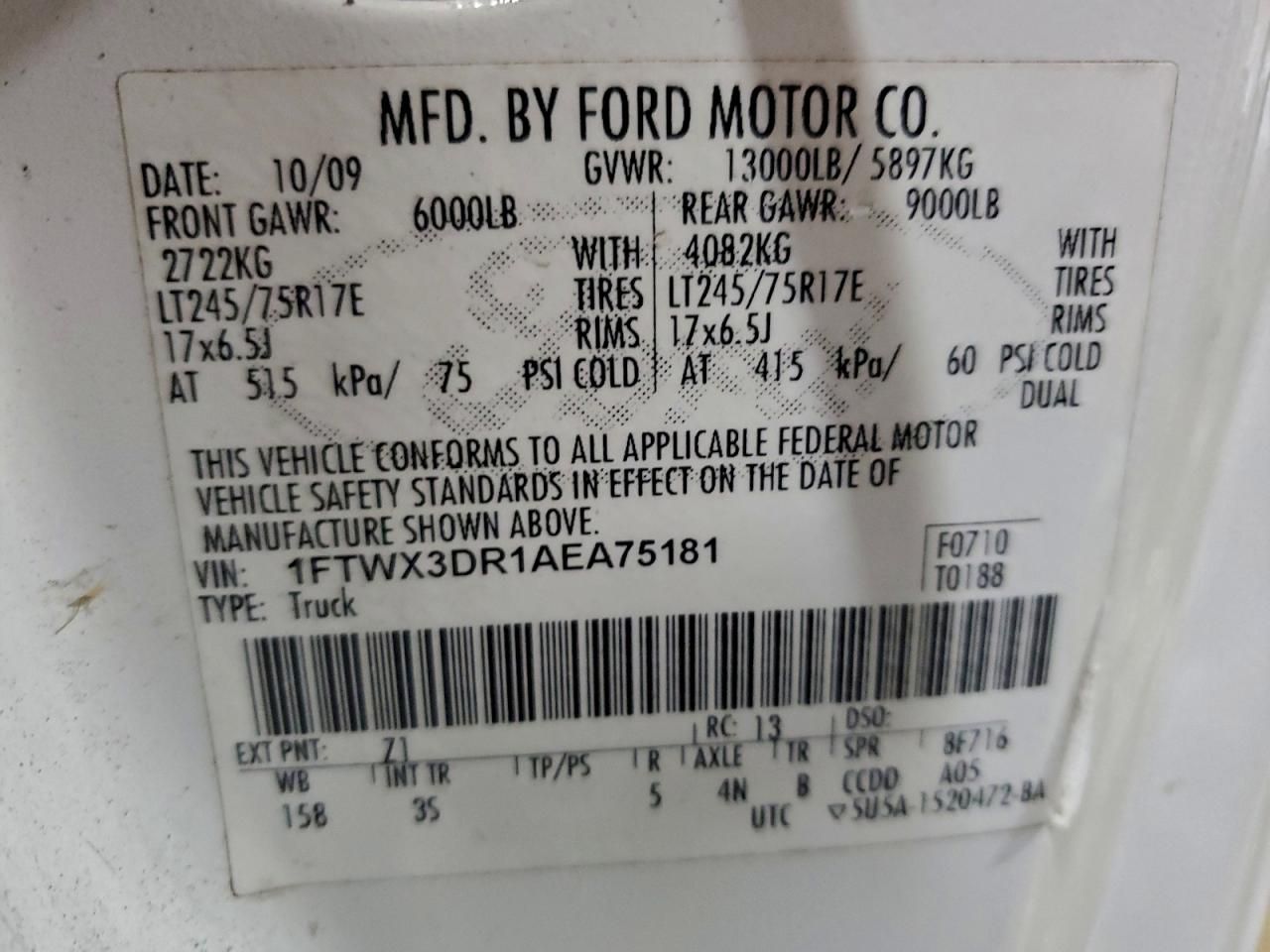 2010 Ford F350 Super Duty