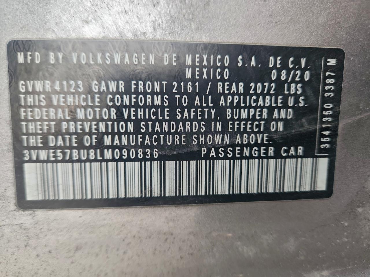 2020 Volkswagen Jetta sel