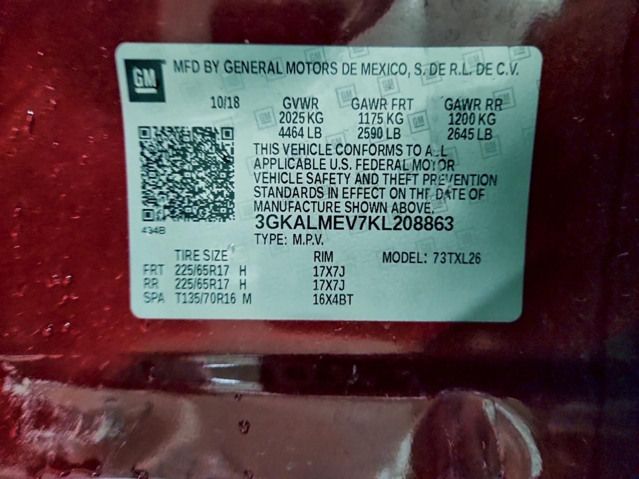 2019 GMC Terrain sle