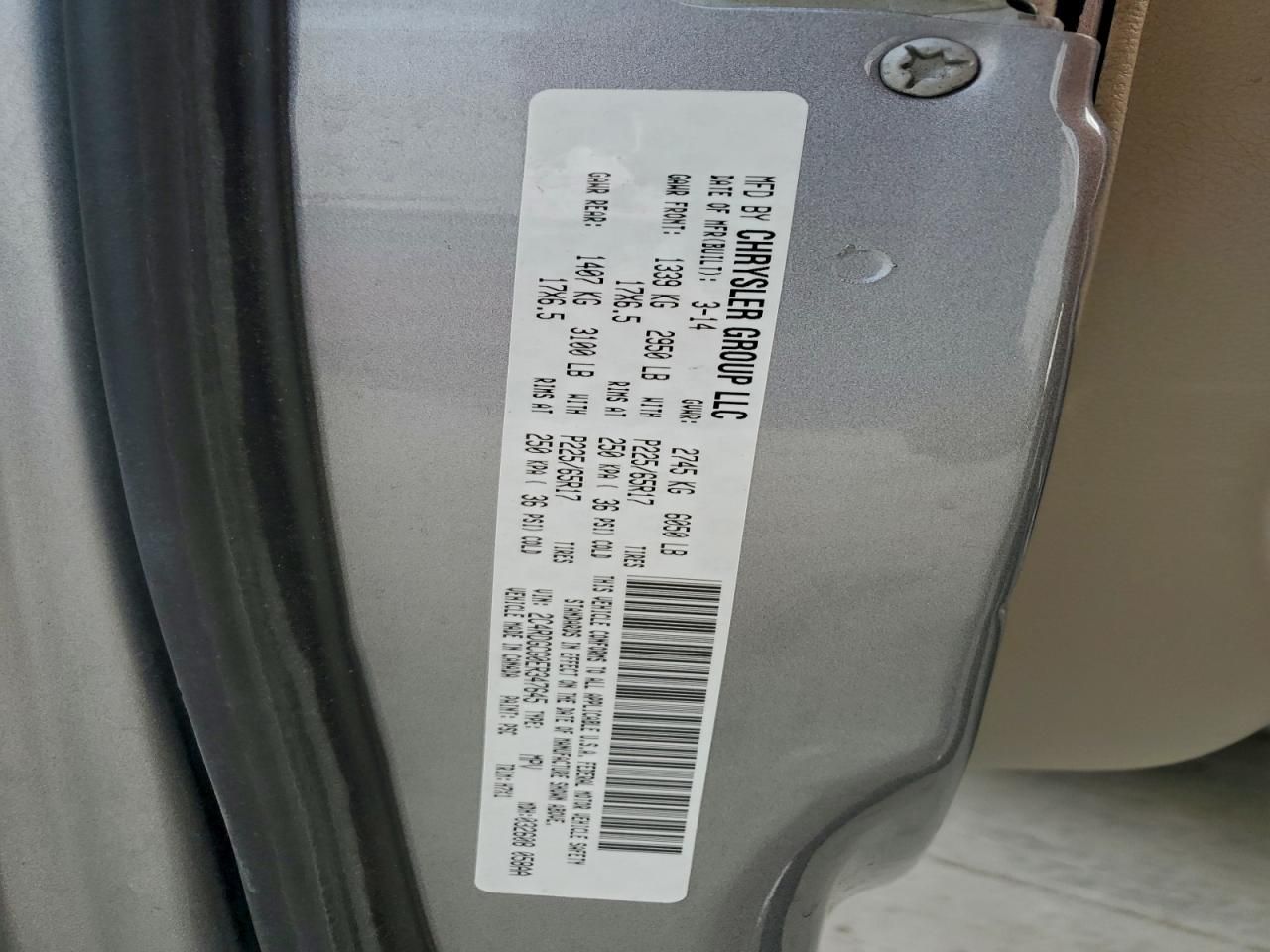 2014 Dodge Grand Caravan sxt