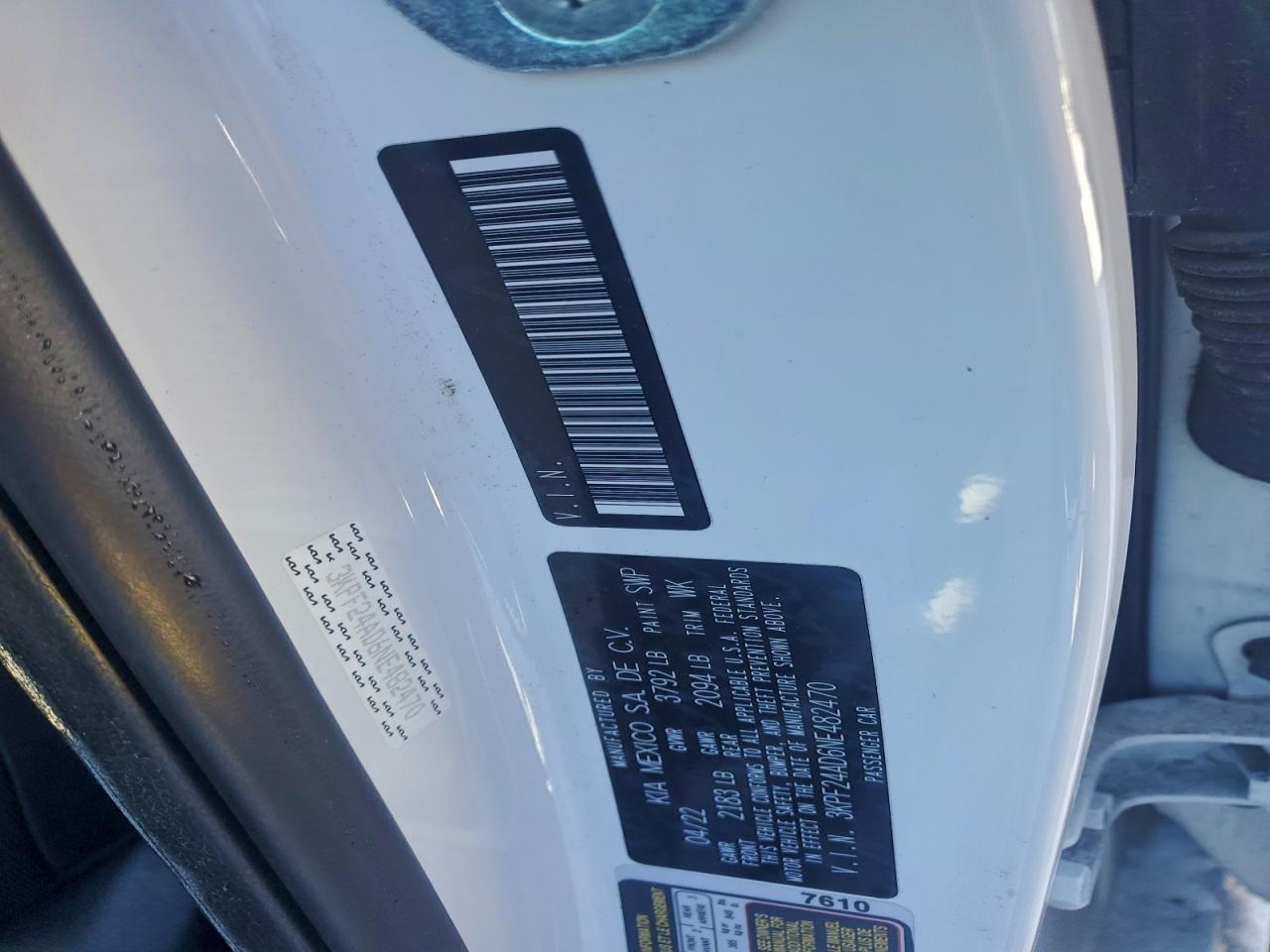 2022 KIA Forte fe
