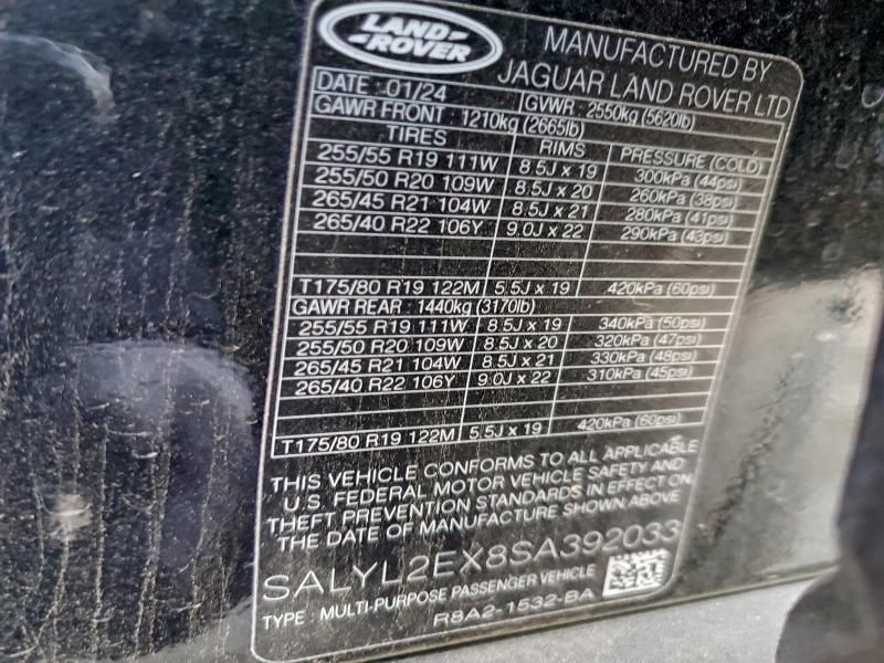 2025 Land Rover Range Rover Velar Dynamic se