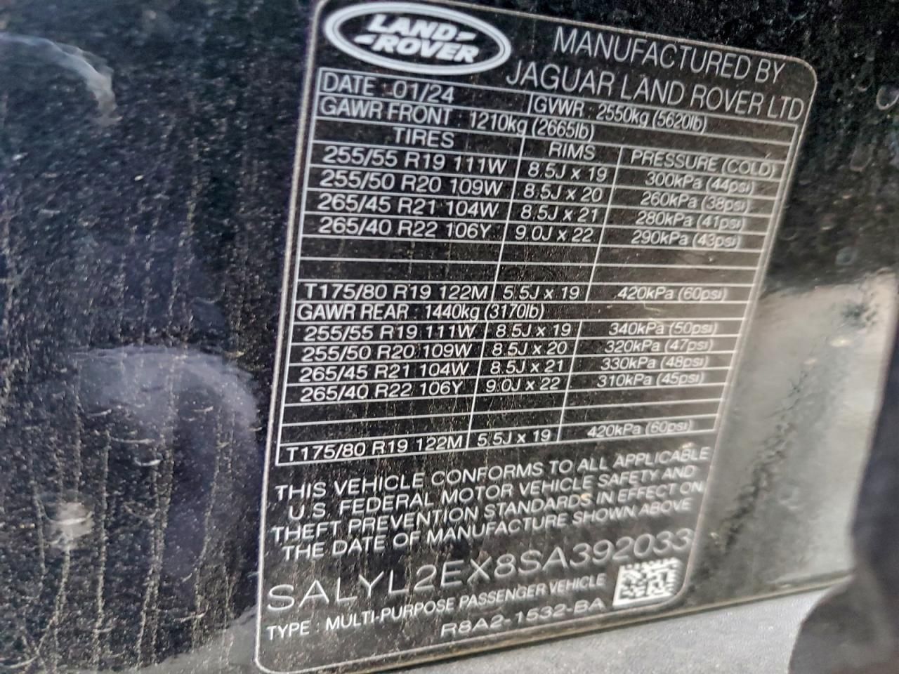 2025 Land Rover Range Rover Velar Dynamic se