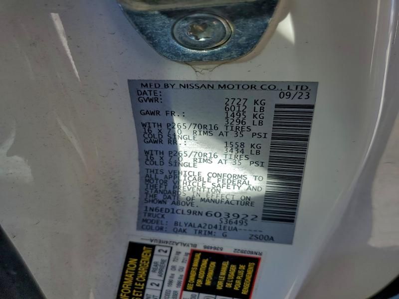 2024 Nissan Frontier s