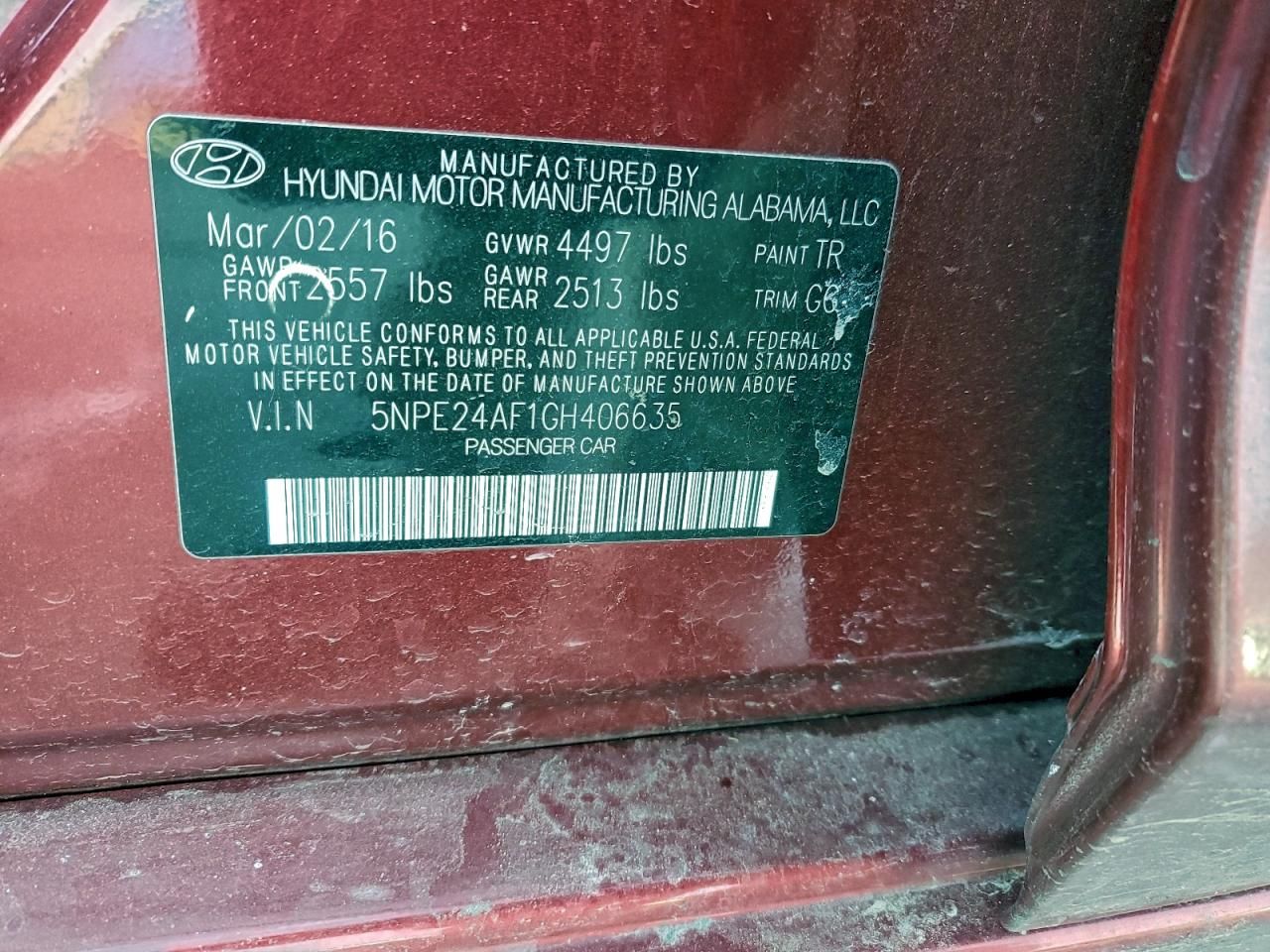 2016 Hyundai Sonata se