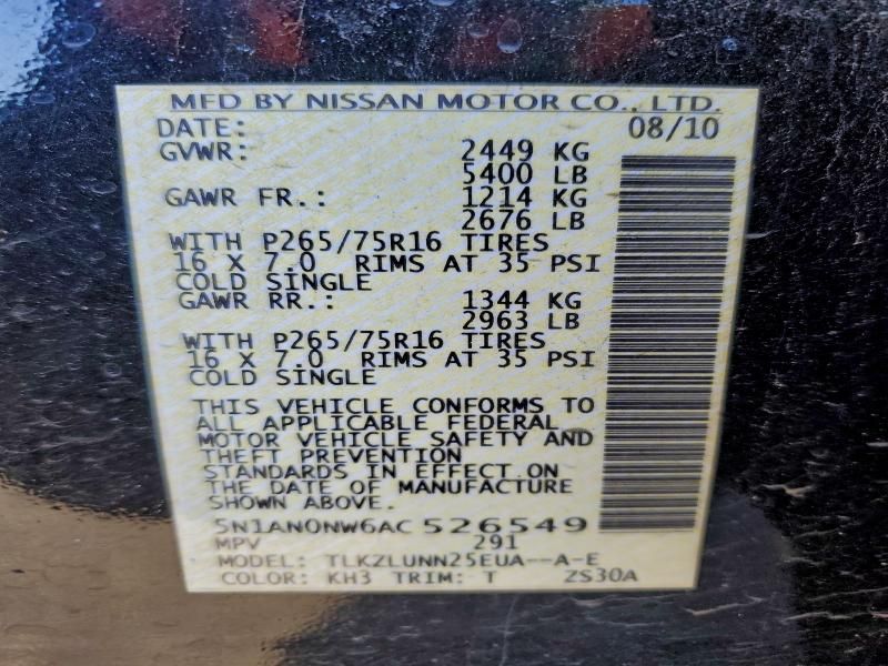 2010 Nissan Xterra off Road