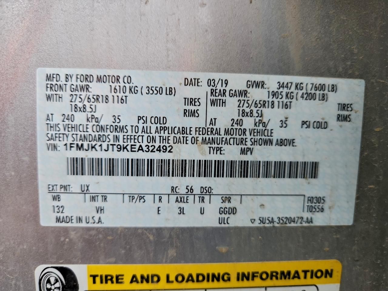 2019 Ford Expedition max xlt