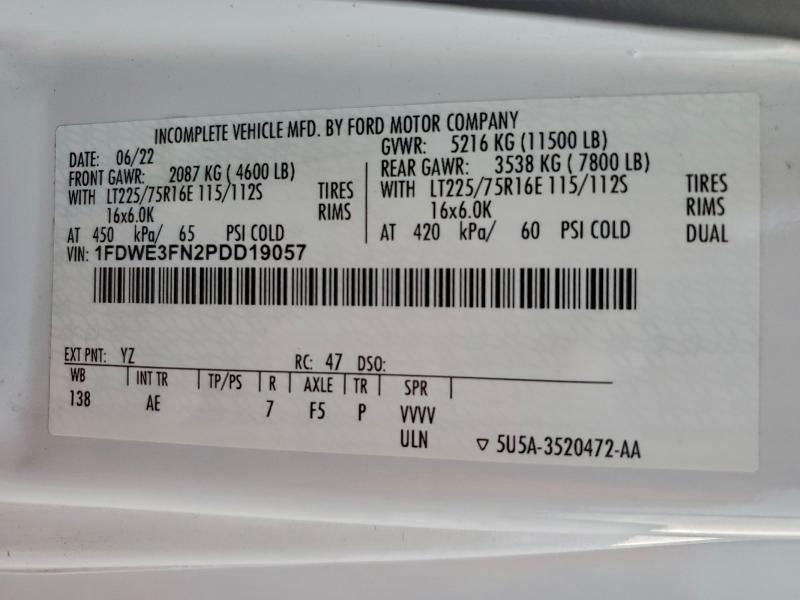 2023 Ford Econoline E350 Super Duty Cutaway van