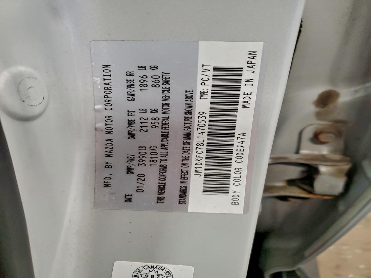 2020 Mazda Cx-3 Touring