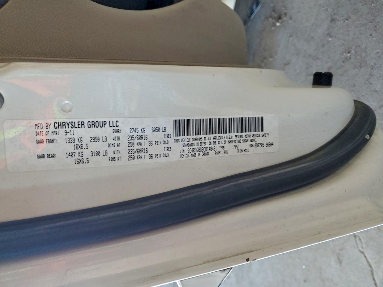 2012 Dodge Grand Caravan se