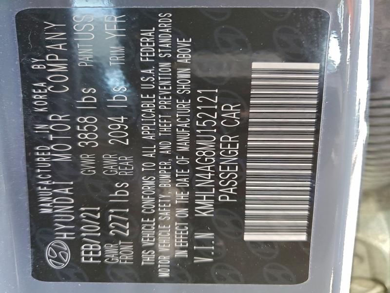 2021 Hyundai Elantra sel