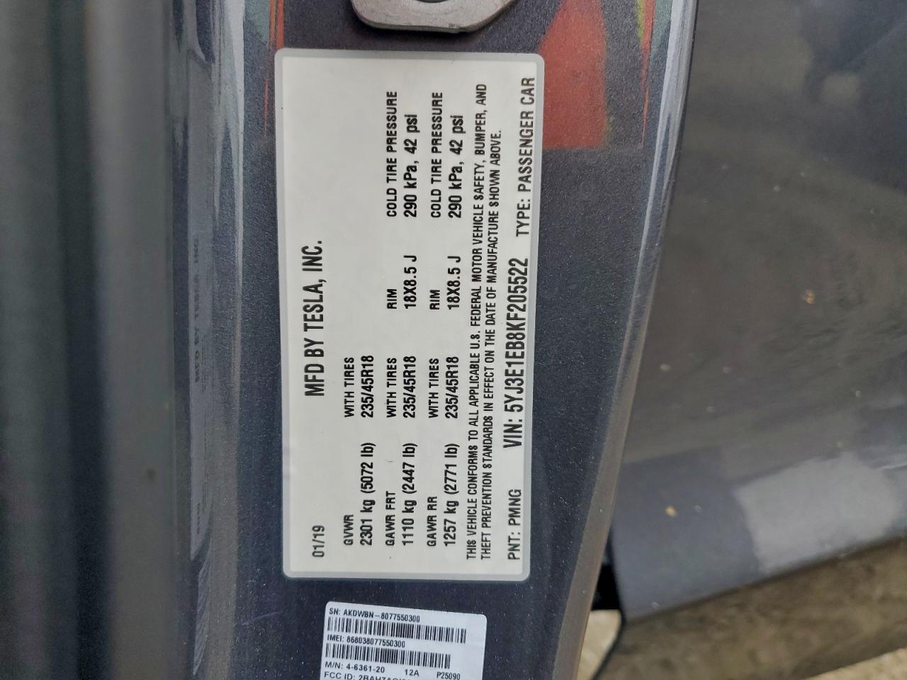 2019 Tesla Model 3