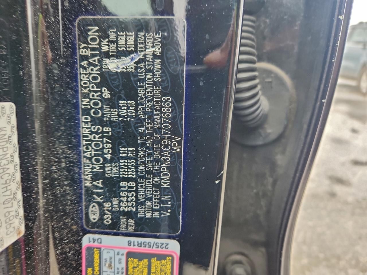 2017 KIA Sportage ex