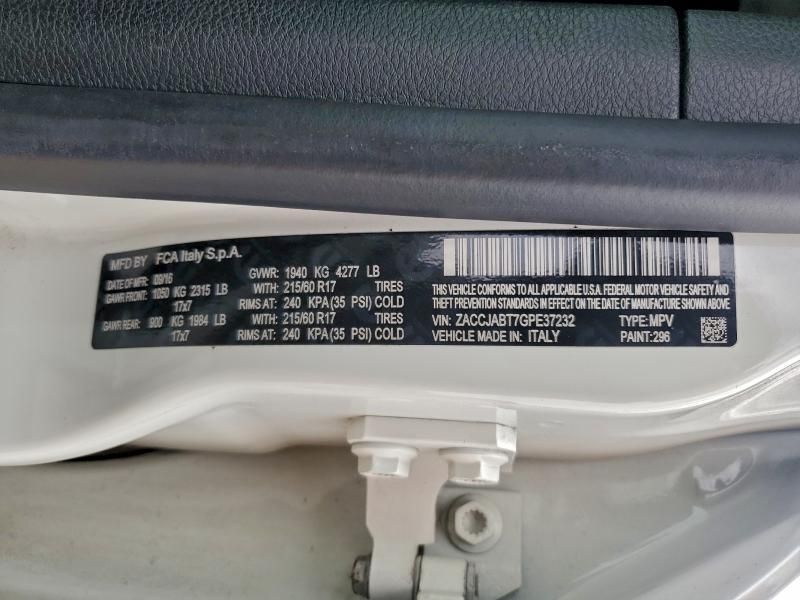 2016 Jeep Renegade Latitude