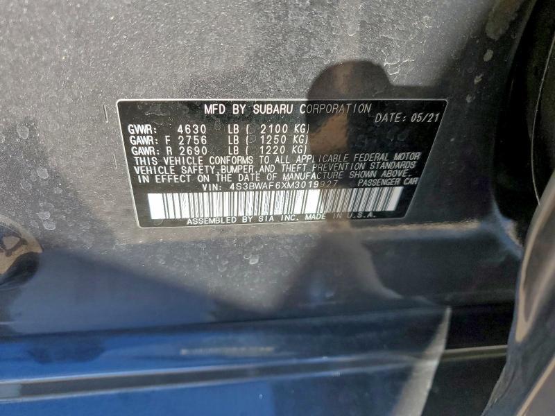 2021 Subaru Legacy Premium