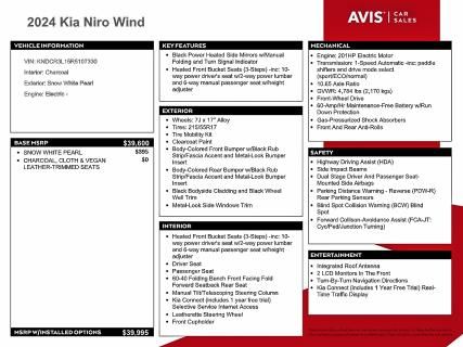 2024 KIA Niro Wind