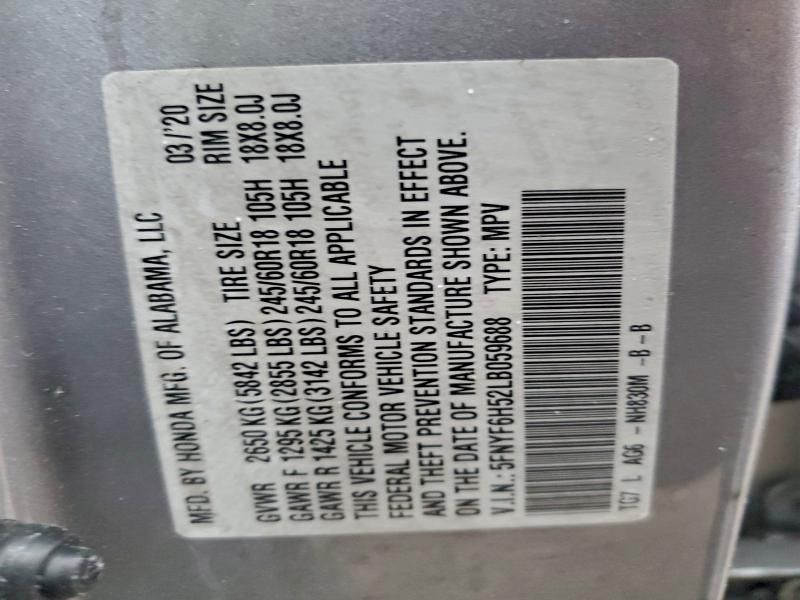 2020 Honda Pilot exl