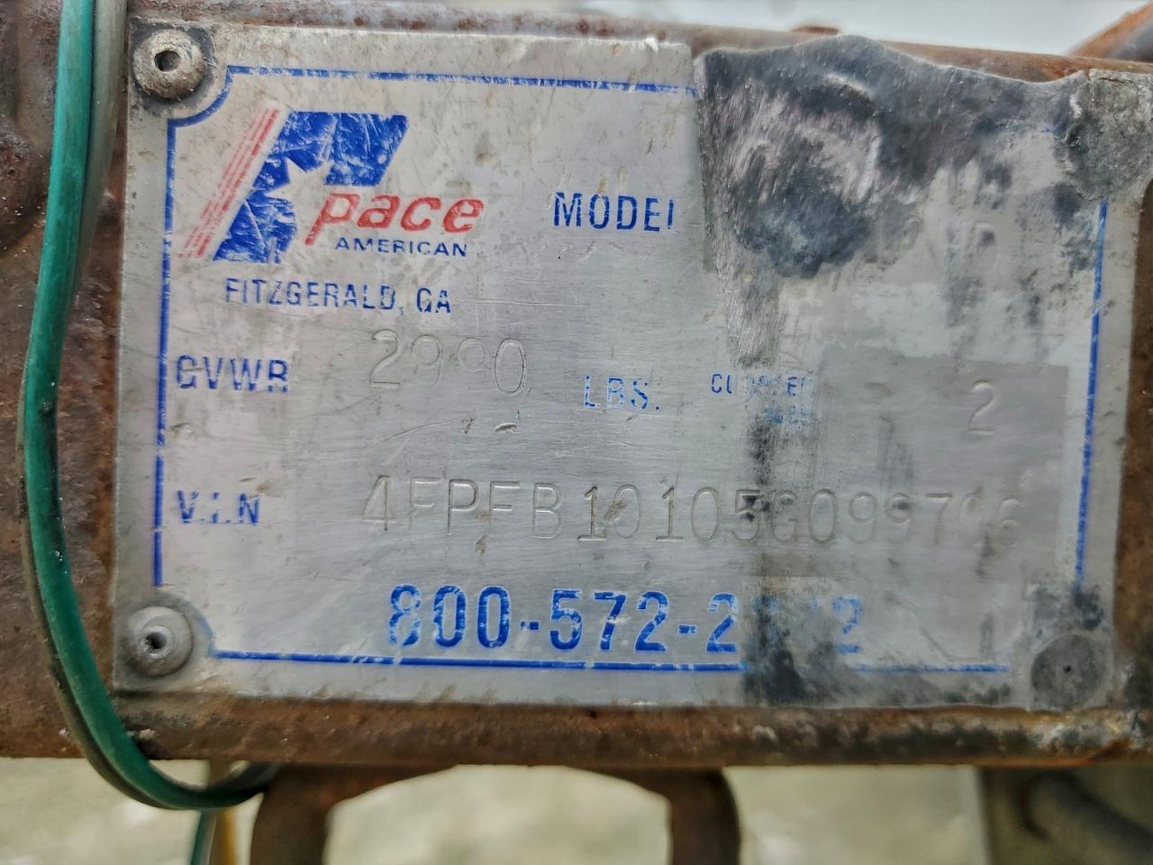 2005 Pace American Enclosed Cargo Trailer