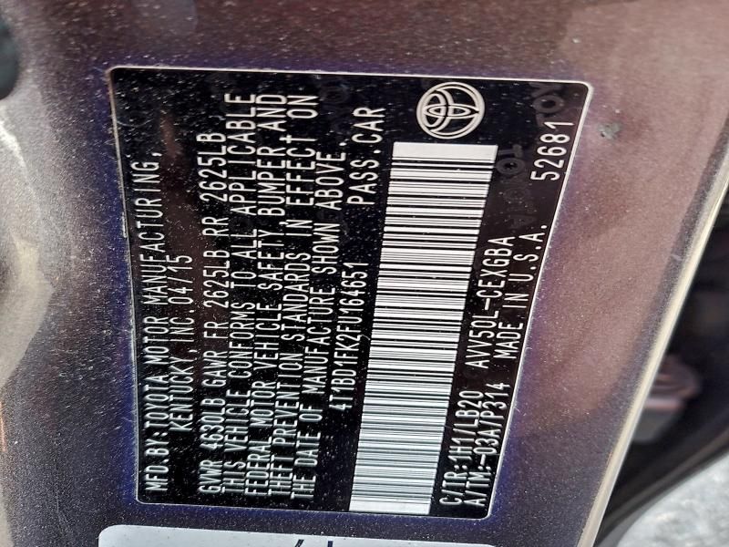 2015 Toyota Camry Hybrid