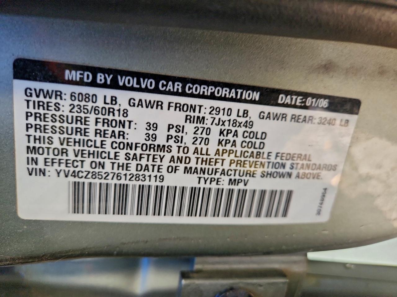 2006 Volvo Xc90 V8