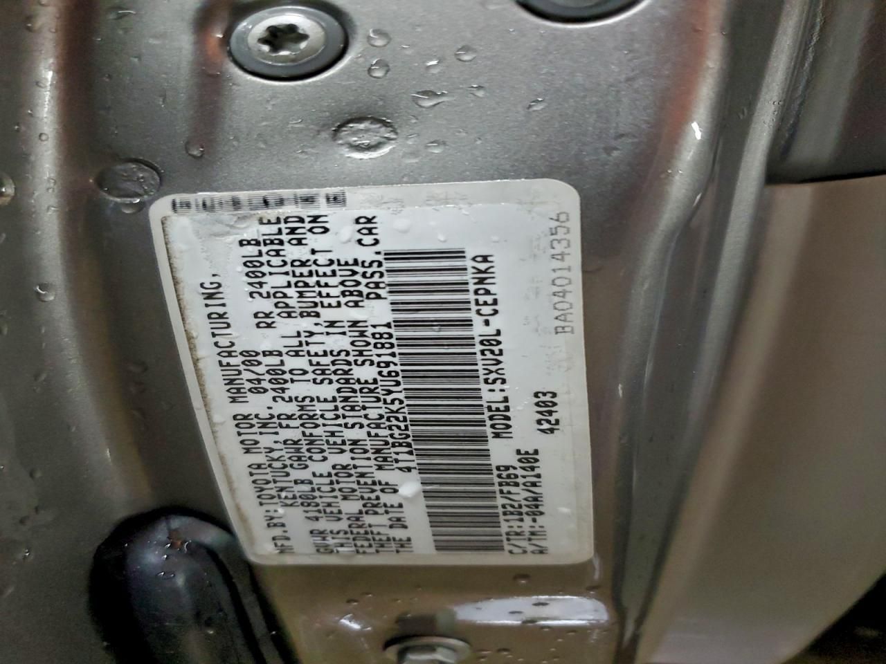 2000 Toyota Camry ce