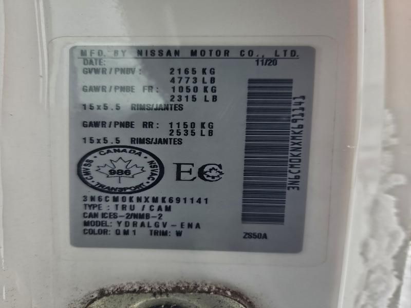 2021 Nissan Nv200 2.5s