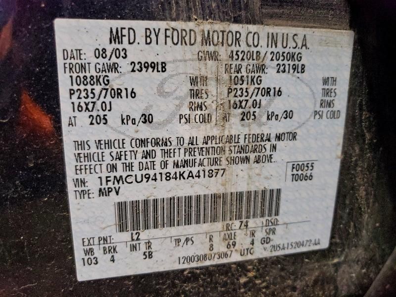 2004 Ford Escape Limited