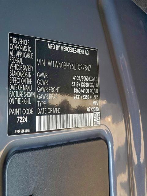 2020 Mercedes-Benz 2020 Benz Sprinter Cargo 2500