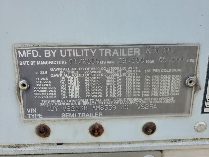 2010 Utility Vs2ra Refrigerated van Trailer