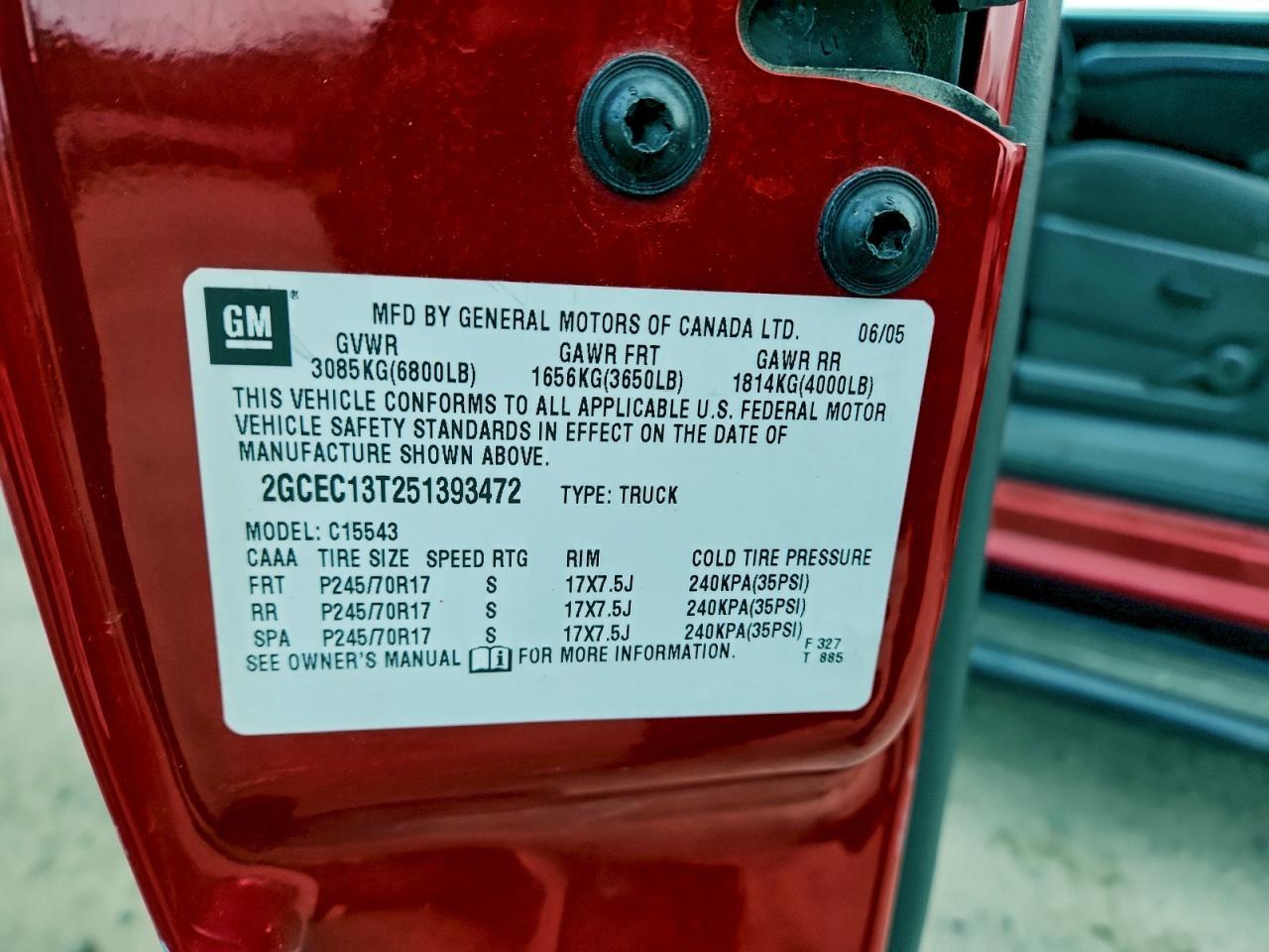 2005 Chevrolet Silverado C1500