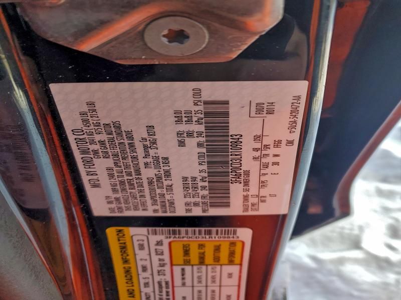 2020 Ford Fusion sel