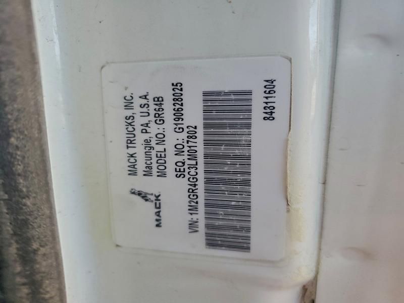 2020 Mack Granite-dump Truck