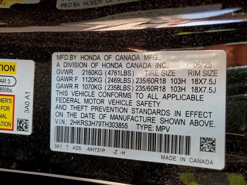 2026 Honda Cr-v exl