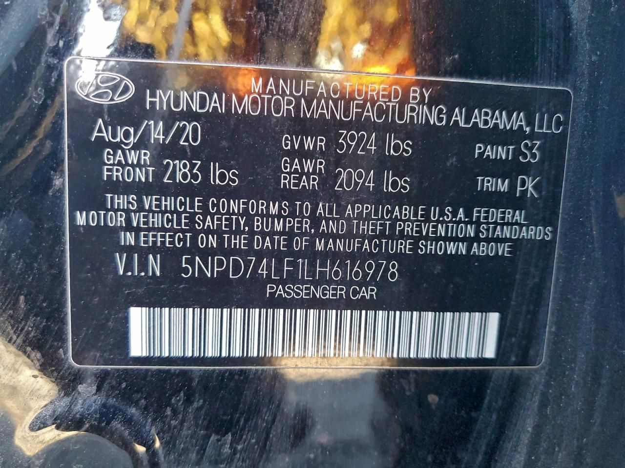 2020 Hyundai Elantra se