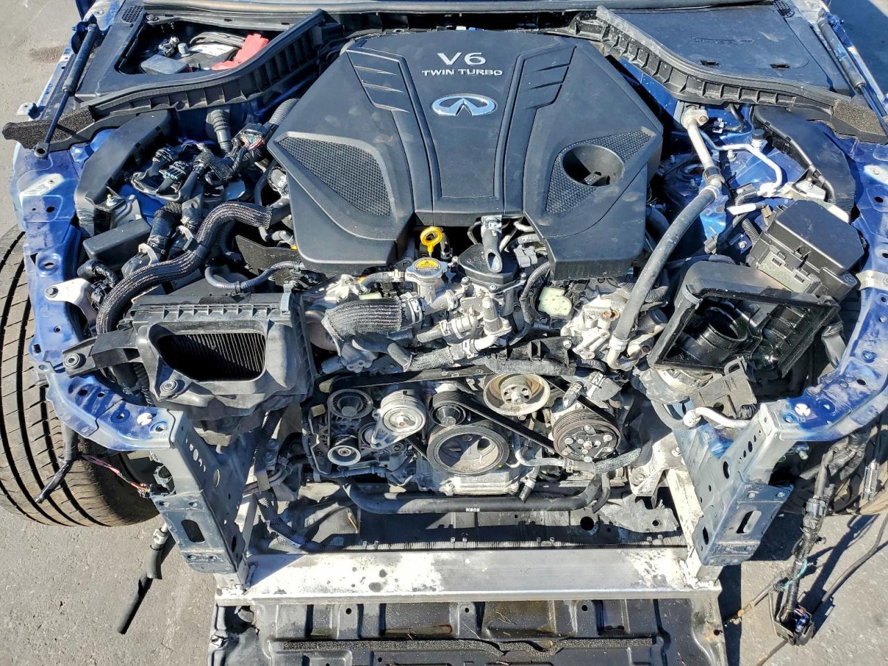 2019 Infiniti Q50 red Sport 400
