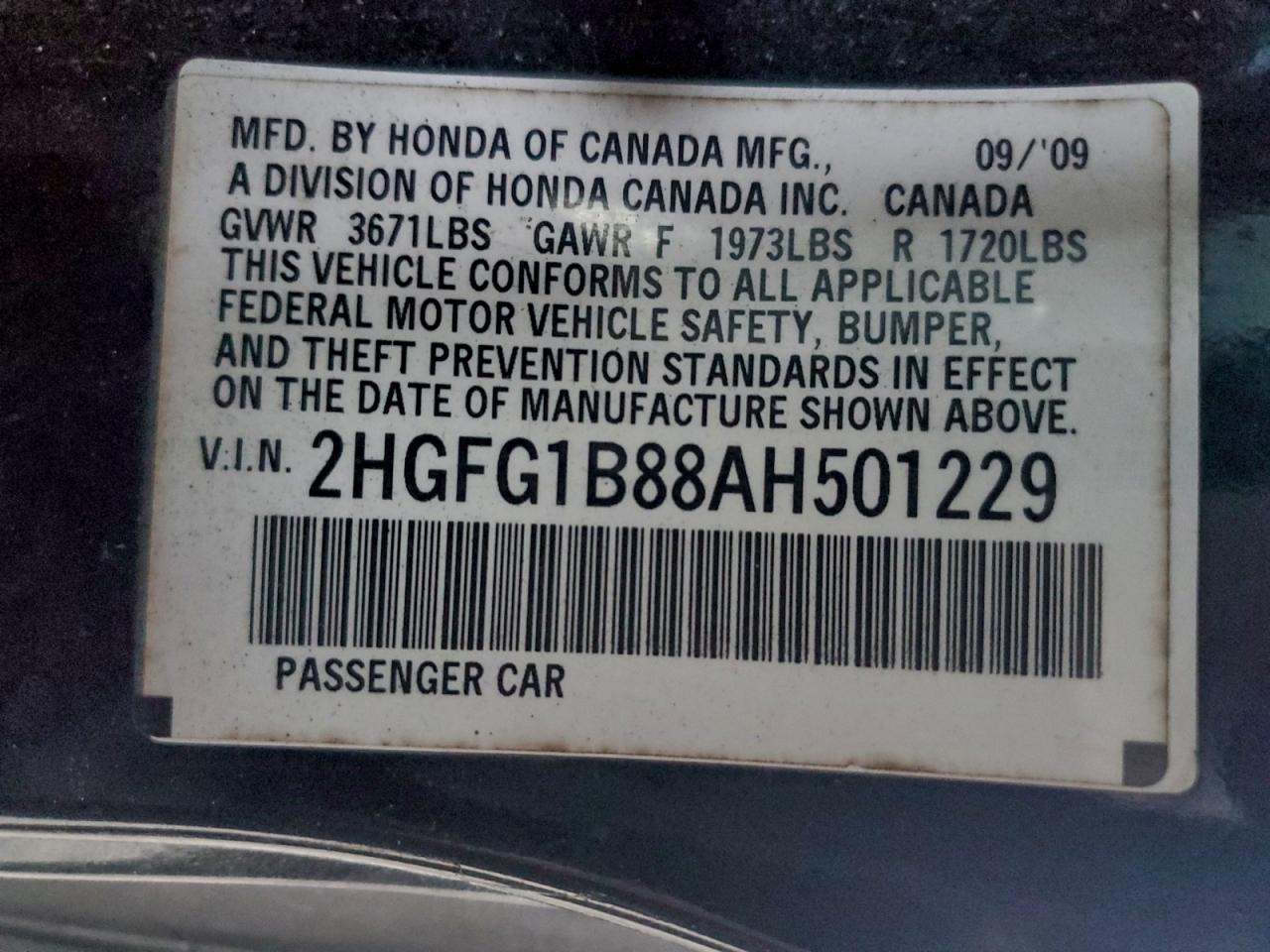 2010 Honda Civic ex