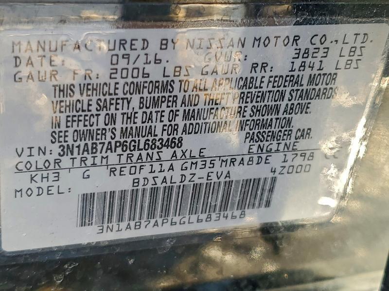 2016 Niss Sentra s