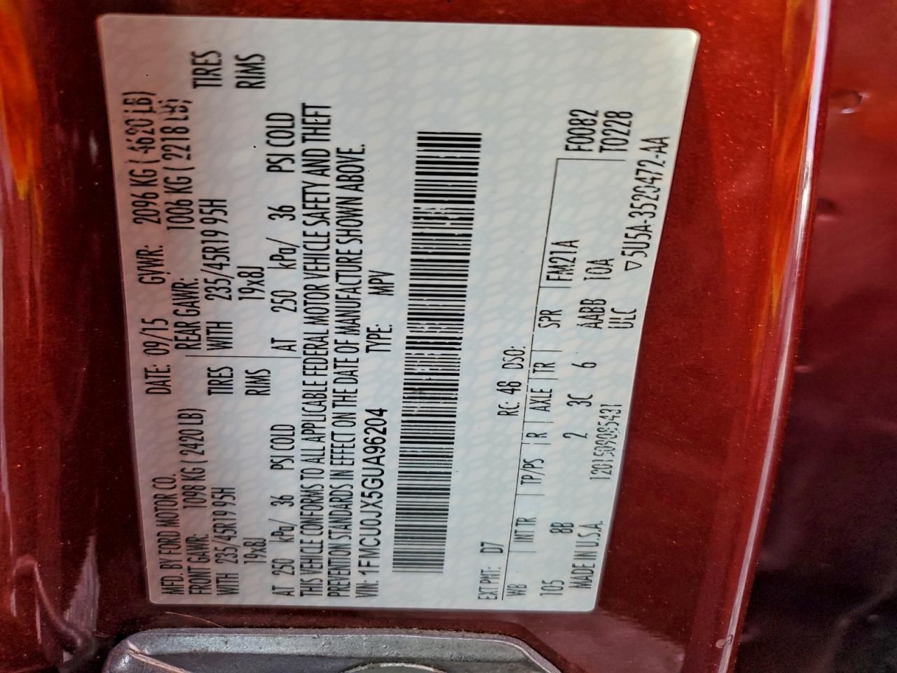 2016 Ford Escape Titanium