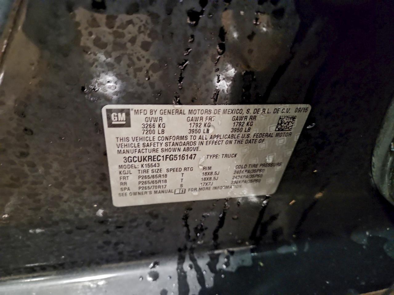 2015 Chevrolet Silverado K1500 LT