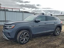 Volkswagen salvage cars for sale: 2021 Volkswagen Atlas Cross Sport SEL Premium