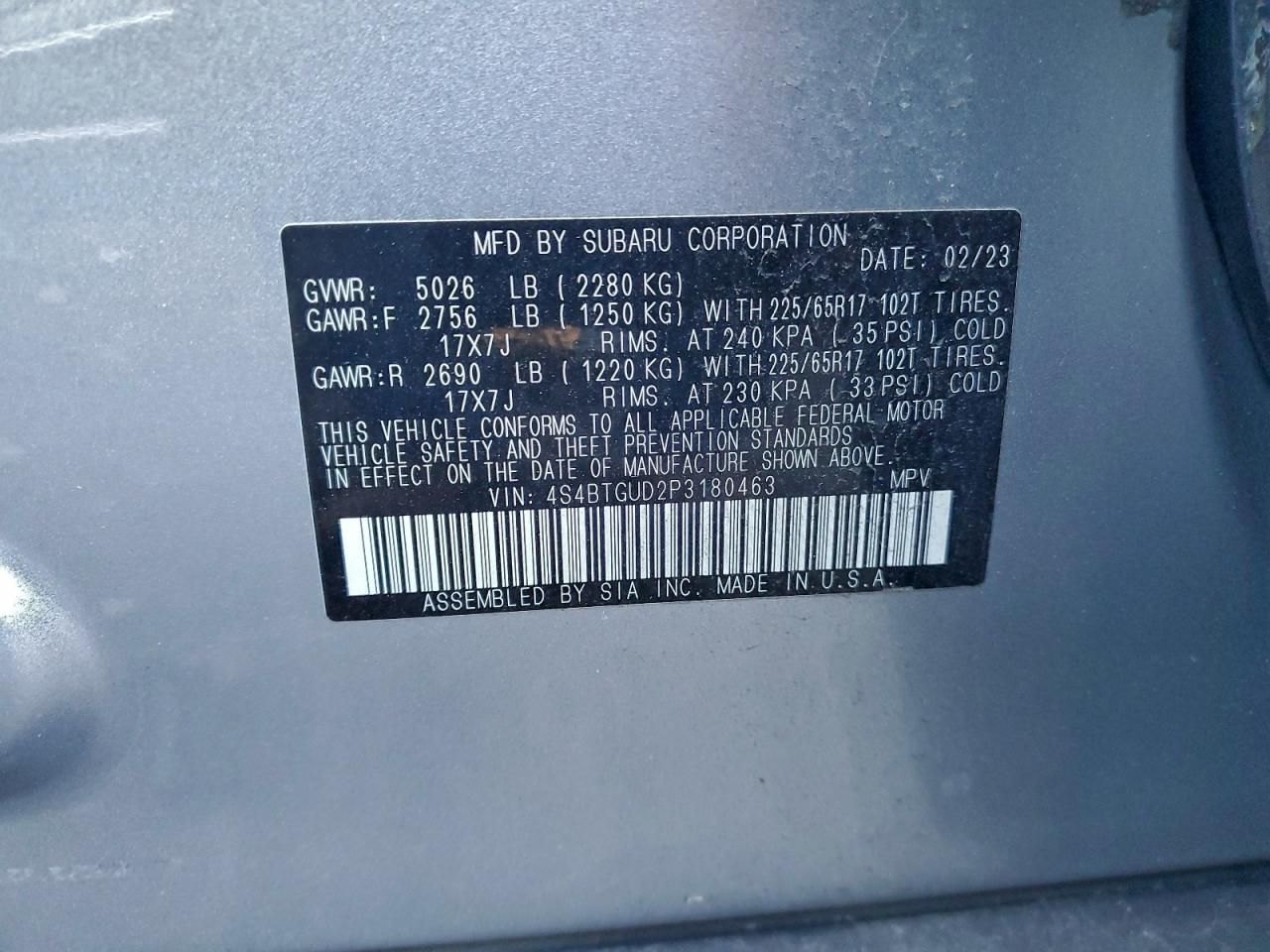 2023 Subaru Outback Wilderness