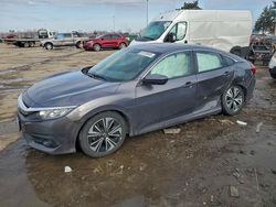Salvage cars for sale from Copart Woodhaven, MI: 2017 Honda Civic ex