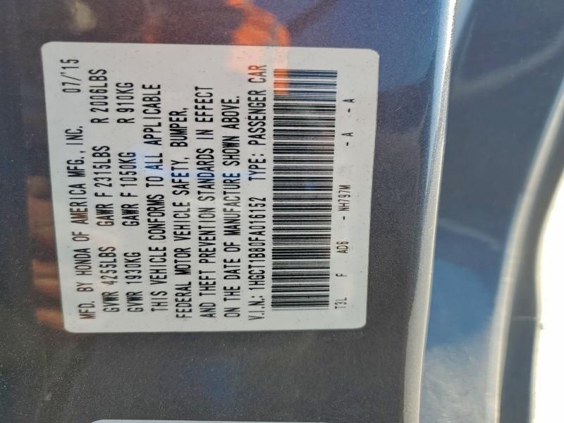 2015 Honda Accord exl