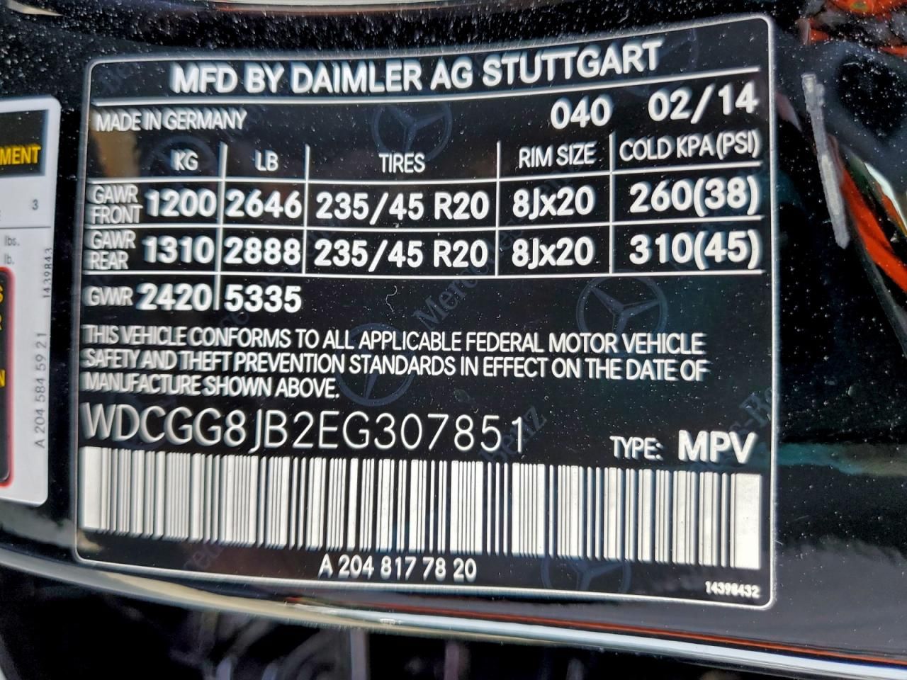 2014 Mercedes-Benz Glk 350 4matic