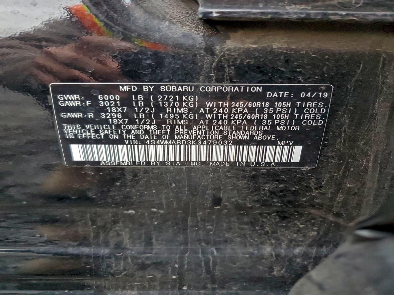 2019 Subaru Ascent Premium