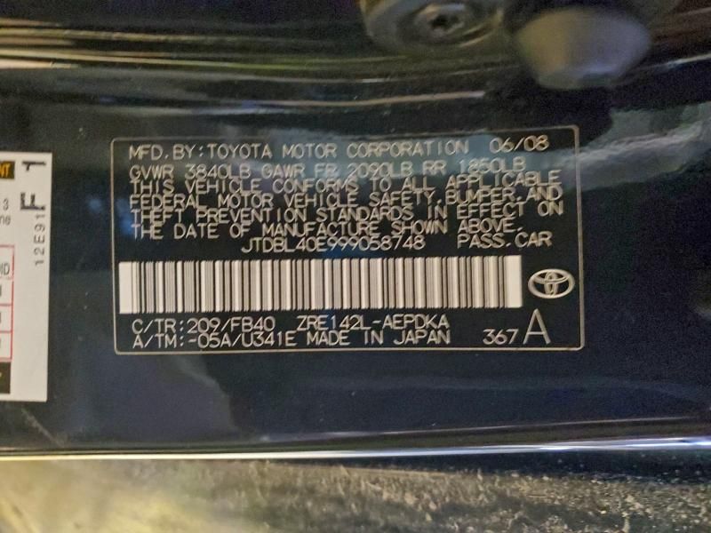 2009 Toyota Corolla Base