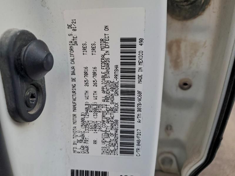 2021 Toyota Tacoma Double cab