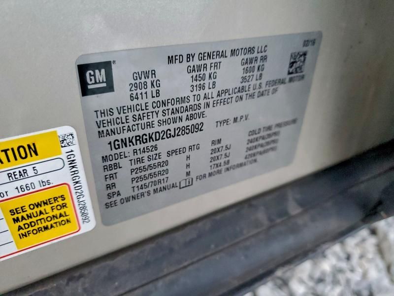 2016 Chevrolet Traverse lt