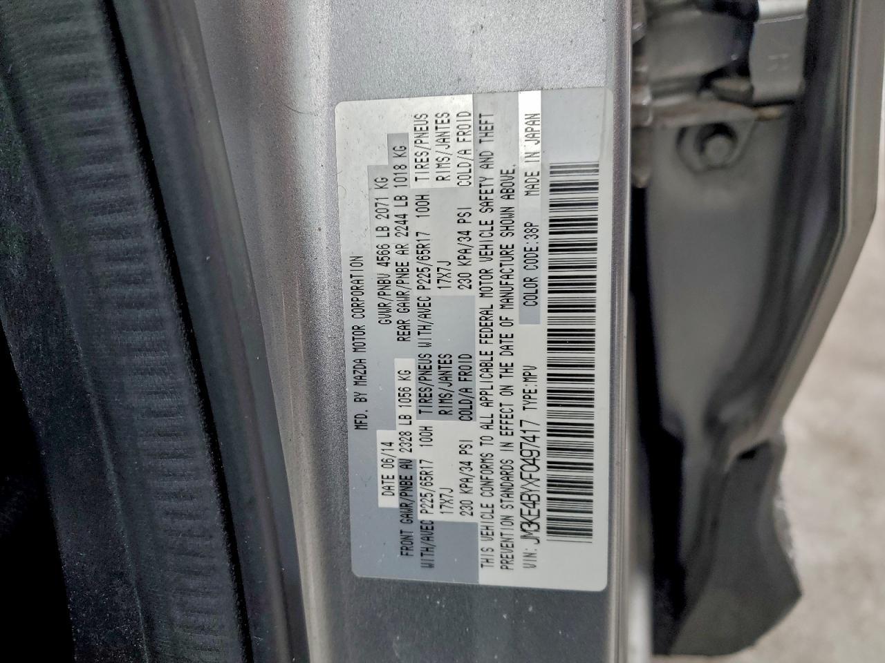 2015 Mazda Cx-5 Sport